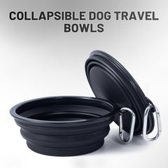 Bol d'eau répliable SLSON avec mousquetons, idéal en voyage et en balade.