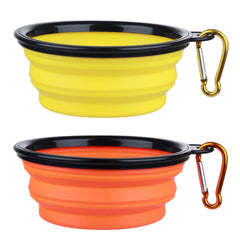 Bol SLSON pliable pour chien et chat, pratique et compact en voyage.