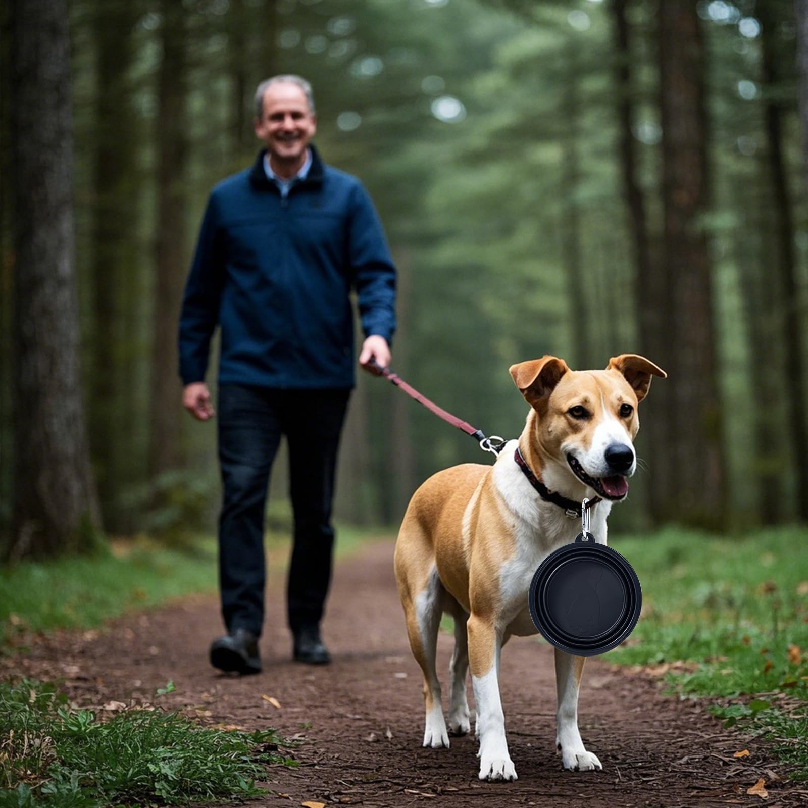 Bol répliable SLSON pour promenade et voyage, facile à ranger.