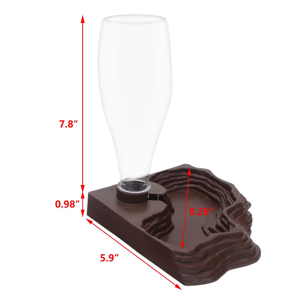 Capacite 13-5oz assure un remplissage prolongé.