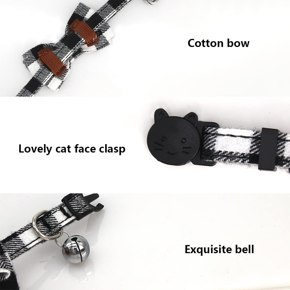 Collier SLSON plaid réglable 8-11 pouces, ajustement confortable.