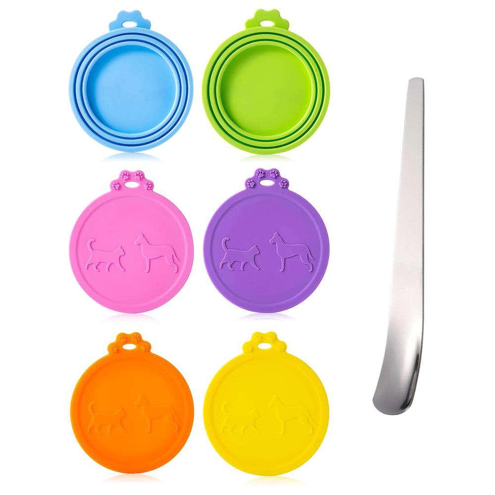 Couvercles SLSON pour boîtes animaux, pack de six, étanchéité fiable pour restes.
