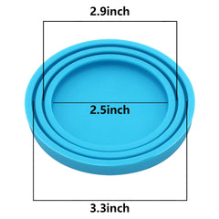 Couvercles en silicone SLSON, faciles à nettoyer et compatibles avec la plupart des boîtes standard.
