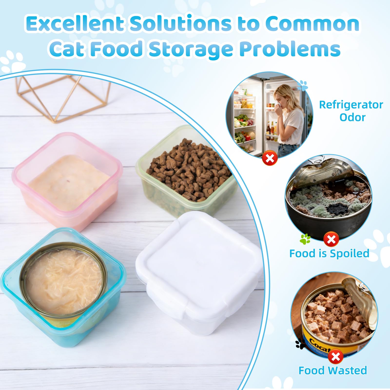 SLSON ensemble-4-conteneurs-etanches-couleurs: distinguer saveurs et organiser facilement.
