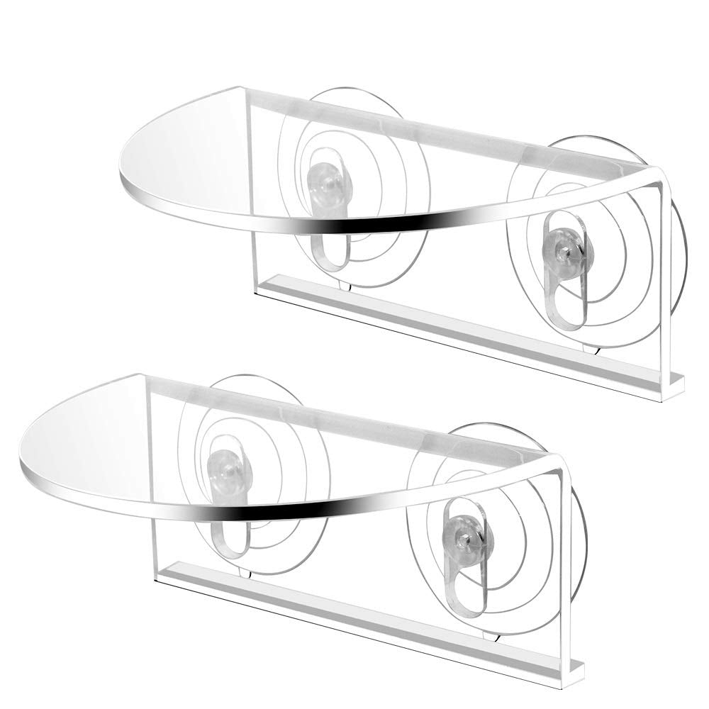 SLSON etagere-aquarium-transparente: support discret pour plantes et substrat sous l'eau.