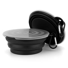 Gamme SLSON grande gamelle pliante avec couvercle, idéale pour chiens de grande taille