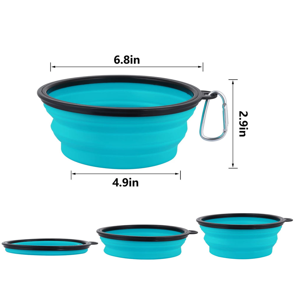 SLSON gamelle pliable bleu clair usage voyage et randonnée.