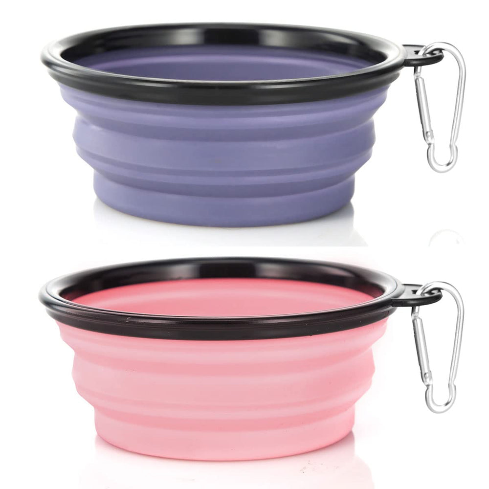 Gamme SLSON: gamelles pliables pour chien et chat, pratiques en sortie.