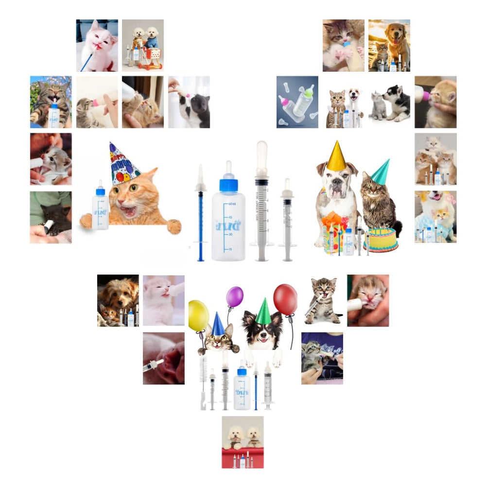 SLWHYZL biberon chaton 60 ml pour repas complets