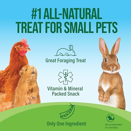 Flocons de pois Small Pet Select en sachet ouvert, option pratique pour friandises.
