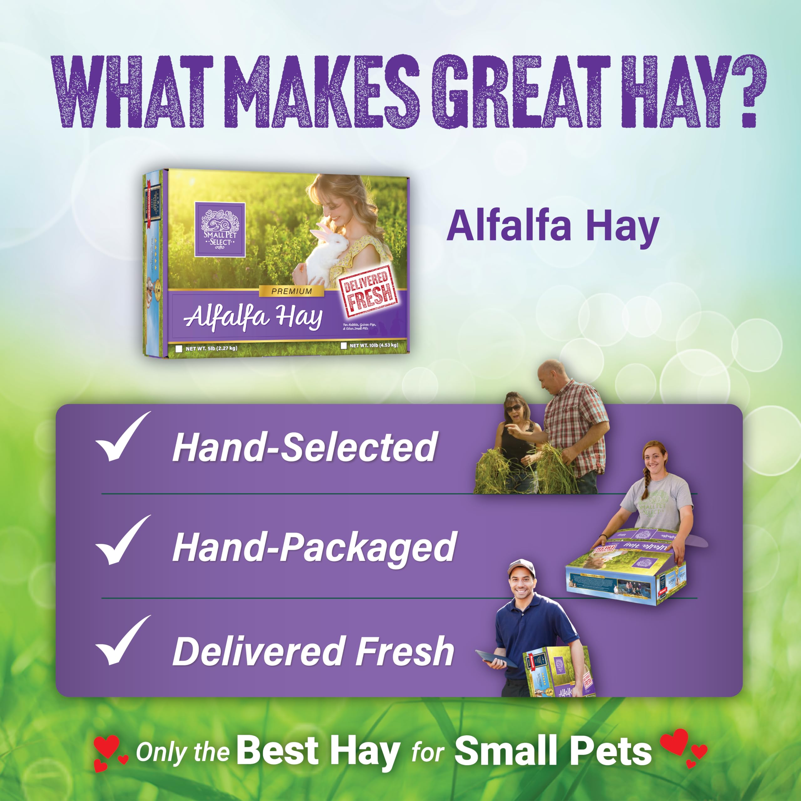 Small Pet Select – garantie satisfaction, choix fiable pour petits animaux.