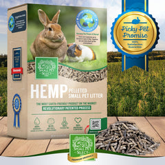 Small Pet Select contrôle les odeurs et protège l'environnement.
