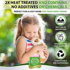 Litière naturelle en trognons de maïs Small Pet Select pour oiseaux et petits mammifères.