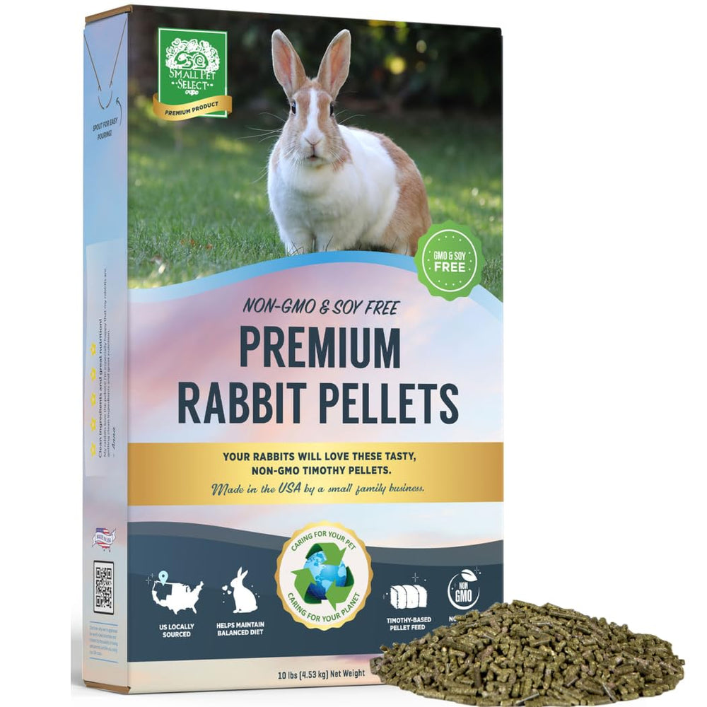 Pellets lapin premium Small Pet Select, base foin Timothy nutritif pour lapins.