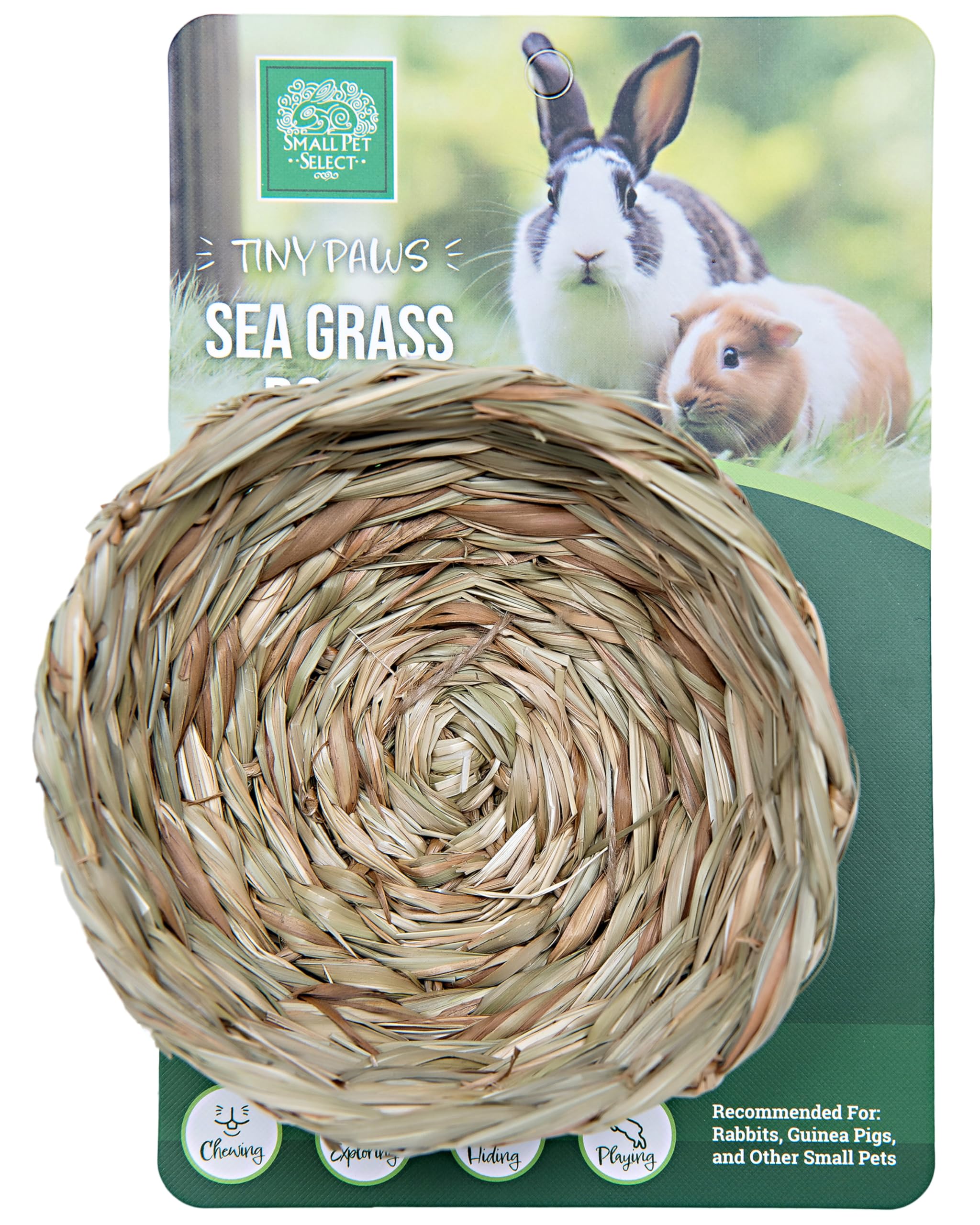 Small Pet Select Tiny Paws chaine-en-herbe offre jeux de lancer et accroche.