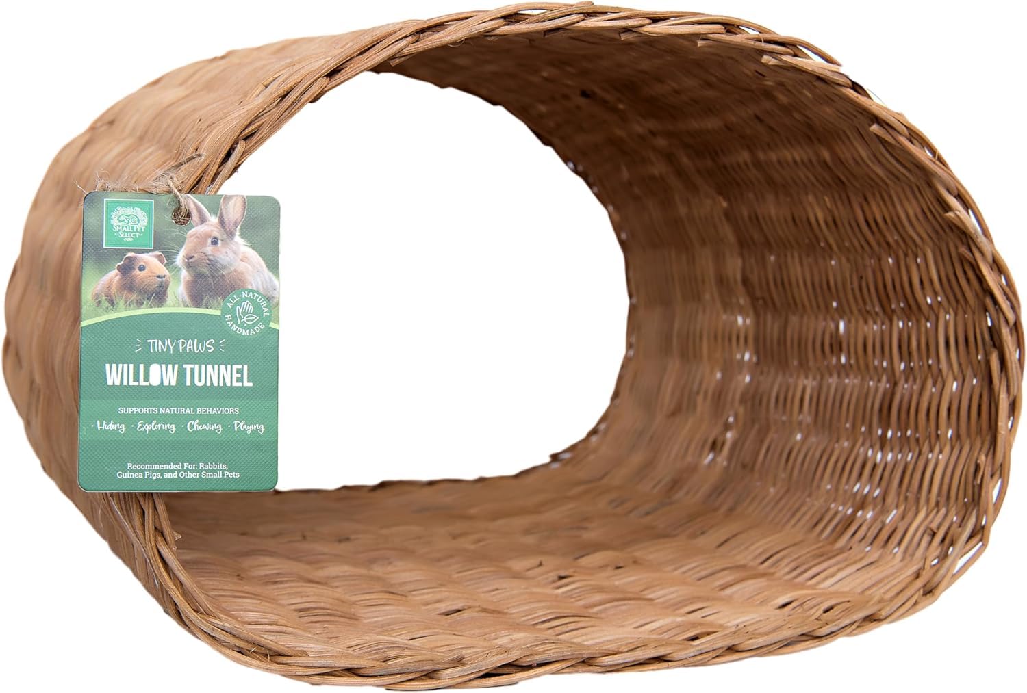 Small Pet Select Tiny Paws Tunnel Saule Jumbo, refuge et plaisir de ronger.