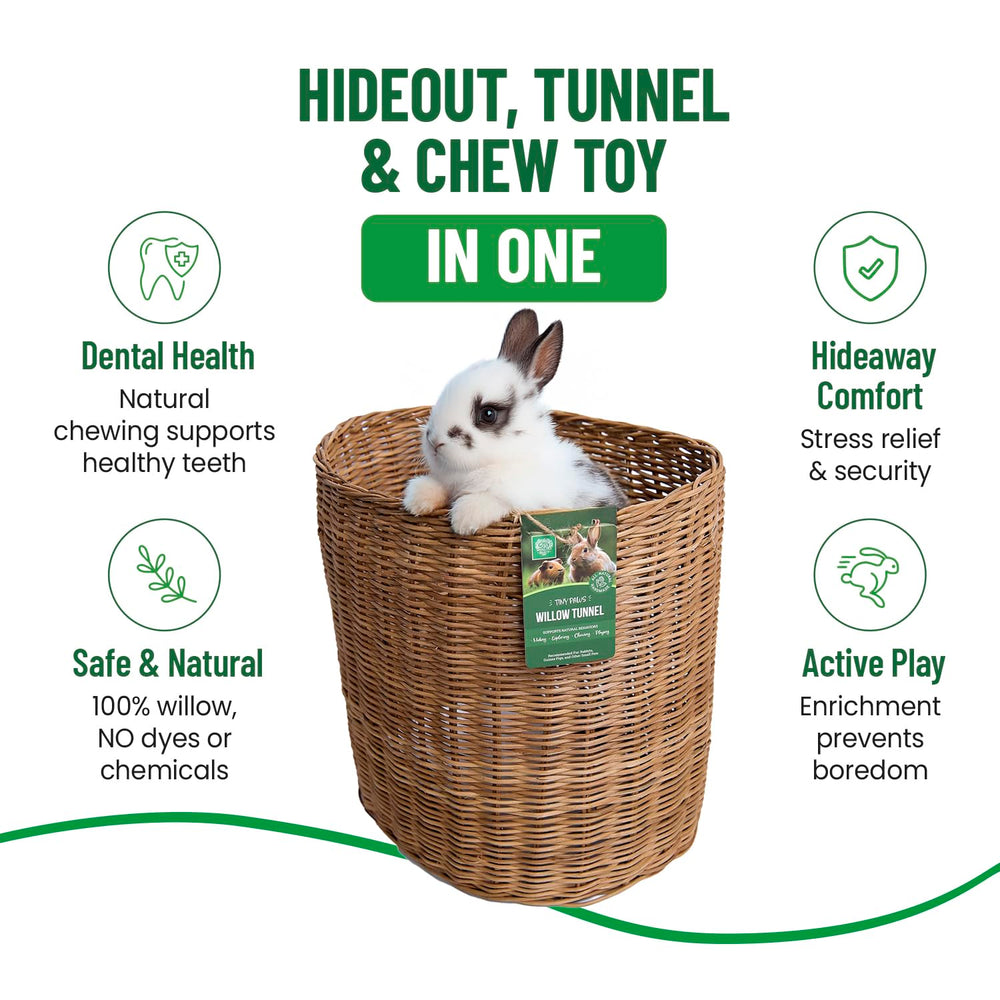 Small Pet Select Tiny Paws Tunnel Saule Jumbo, aire de jeu et exploration sécurisée.