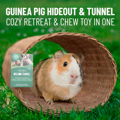Small Pet Select Tiny Paws Tunnel Saule Jumbo, aide à l'hygiène dentaire par le rongement.