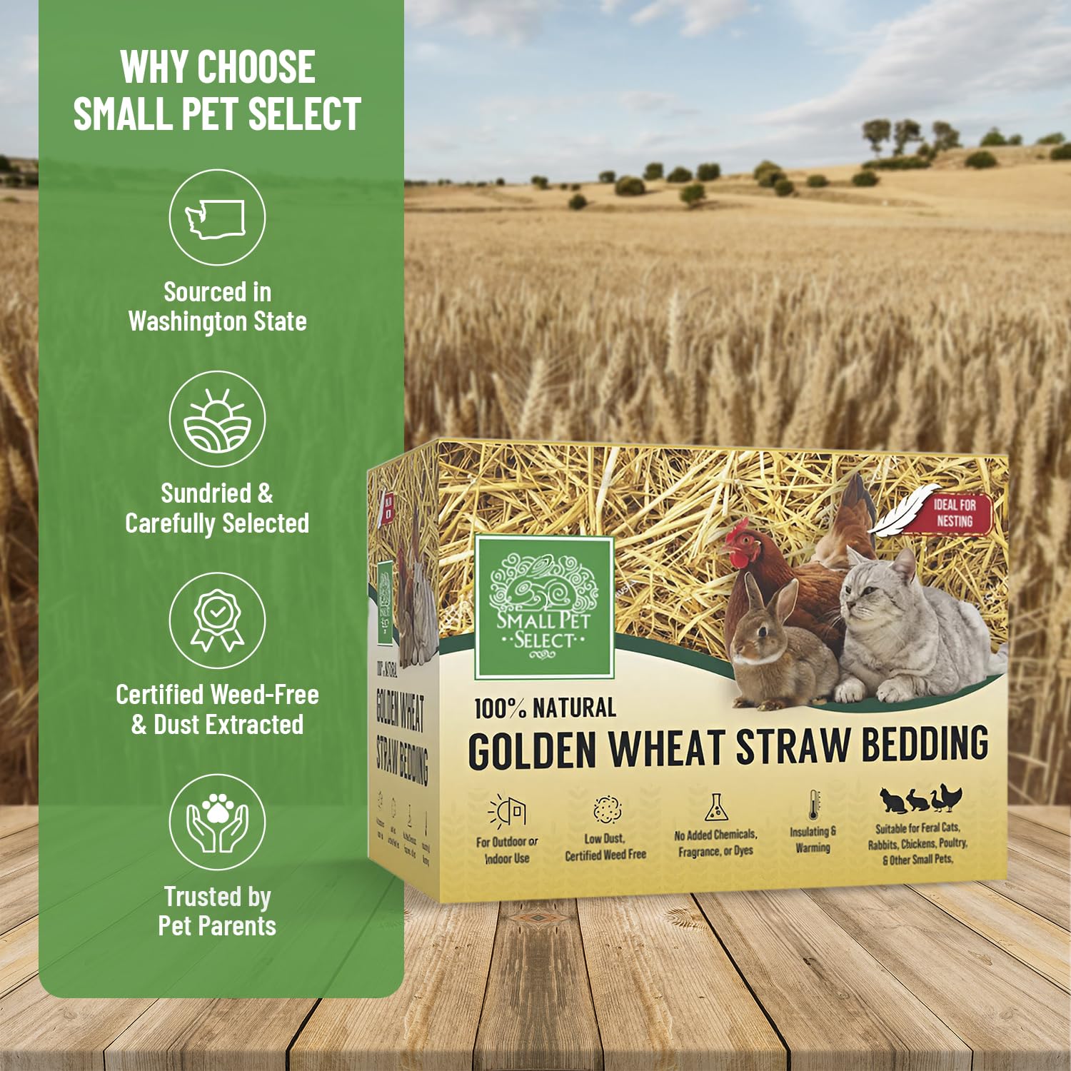 Small Pet Select utilisation-polyvalente-rongeurs-poules, adapté pour plusieurs animaux