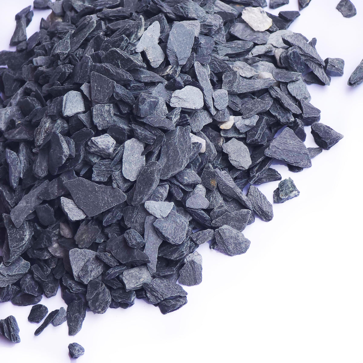 Gravier Small World ardoise naturelle, couleur gris bleuté, parfait pour l'aquascaping
