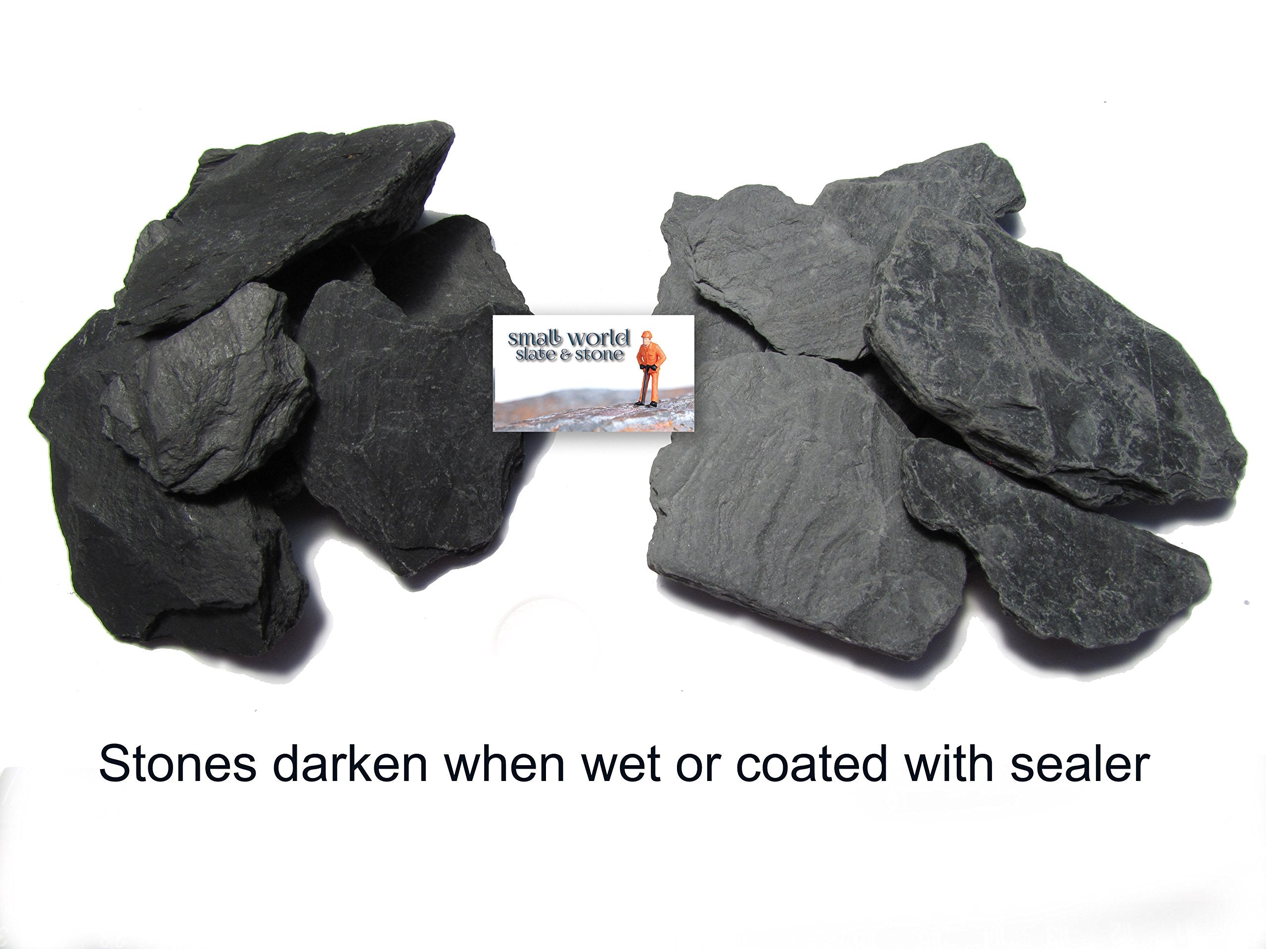 Small World Slate: montagne d’ardoise naturelle pour paysages de terrarium.