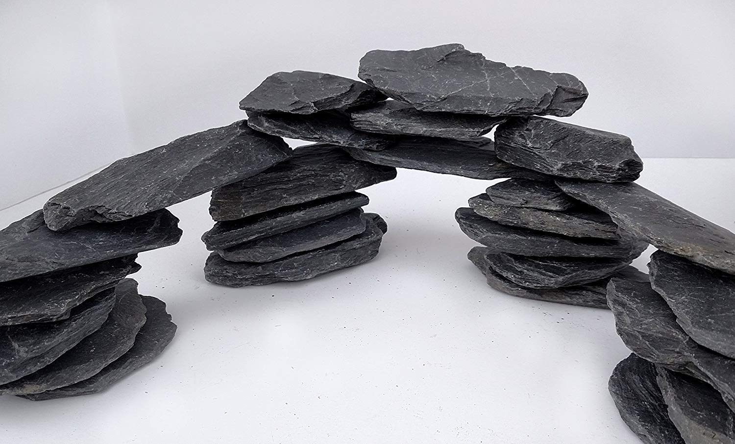 Small World Slate & Stone – pierres miniatures pour dioramas et jardins miniatures, bel aspect réaliste.