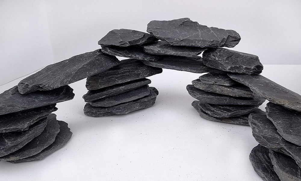 Small World Slate & Stone – pierres miniatures pour dioramas et jardins miniatures, bel aspect réaliste.