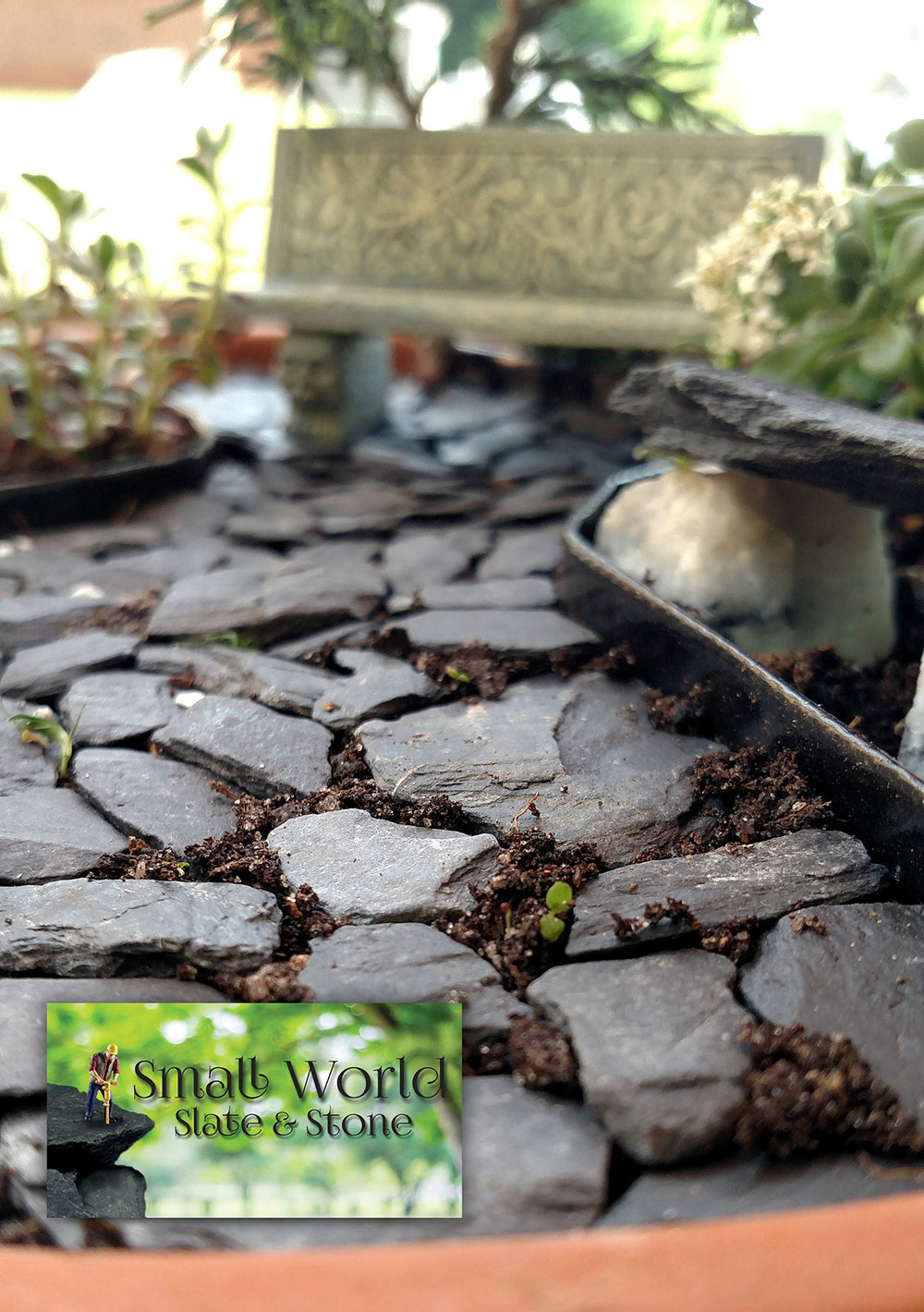 Small World Slate & Stone pour dioramas et maquettes, chemins et structures réalistes.