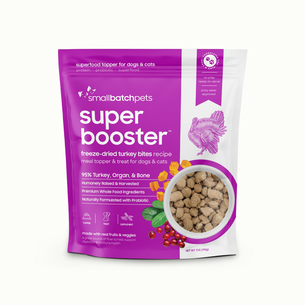 Smallbatch bouchées dinde séchée: protéines élevées pour chiens actifs.