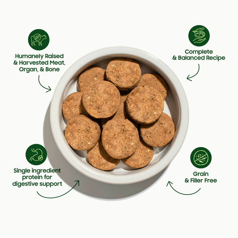 Smallbatch Pets dinde hydratation rapide, facile à préparer.