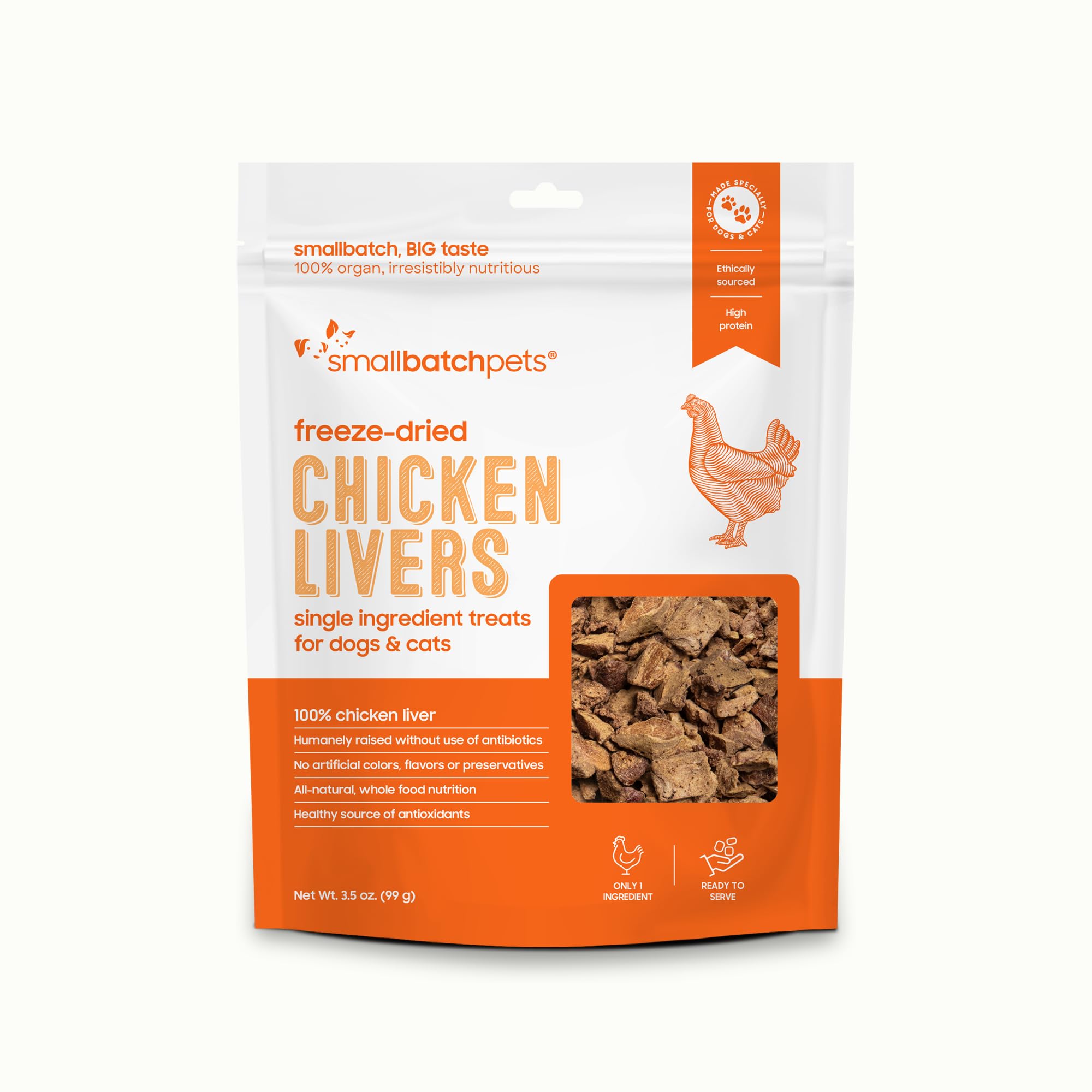 smallbatch emballage et étiquette: friandises naturelles pour chien et chat