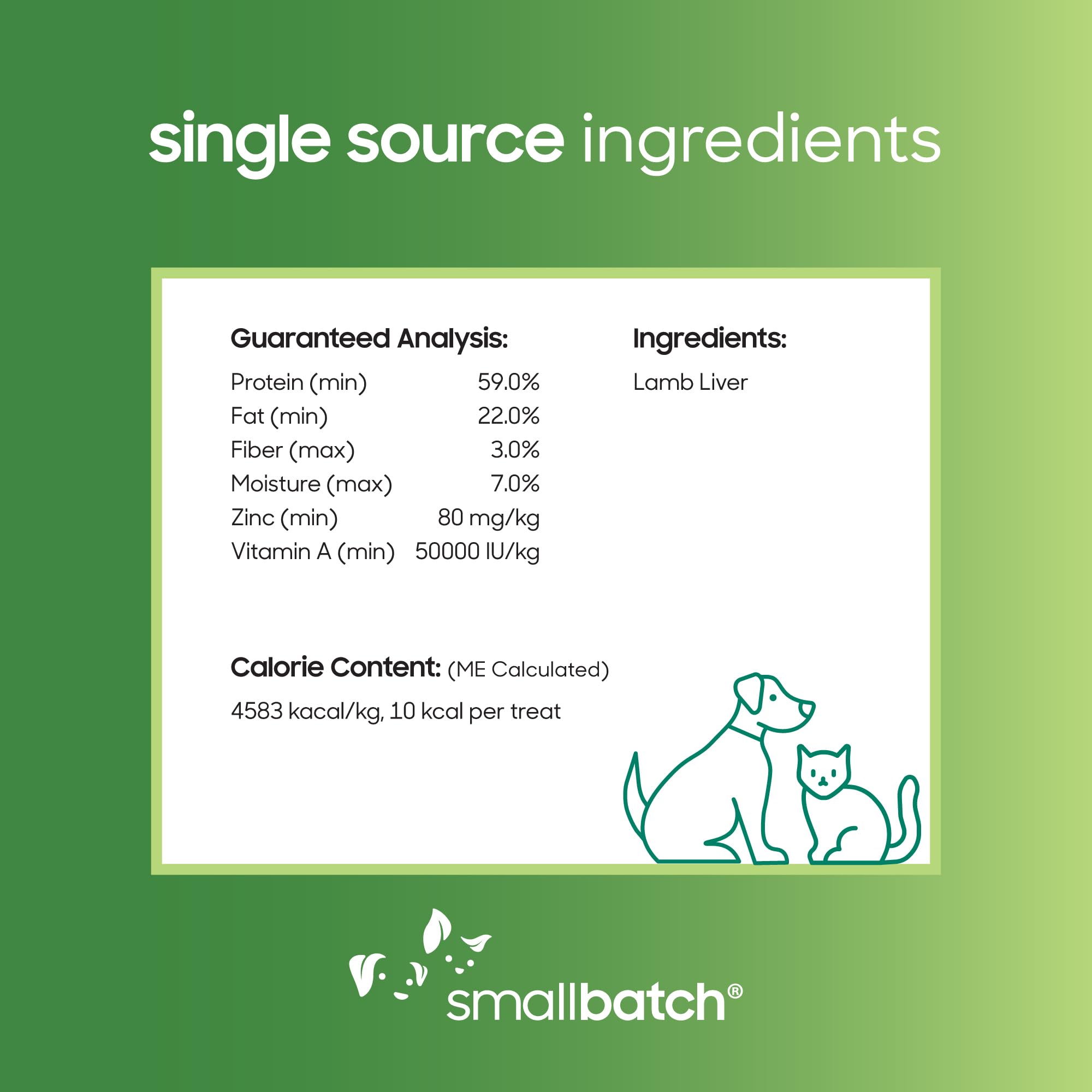 Smallbatch foie d'agneau séché, emballage facile à emporter lors des sorties.