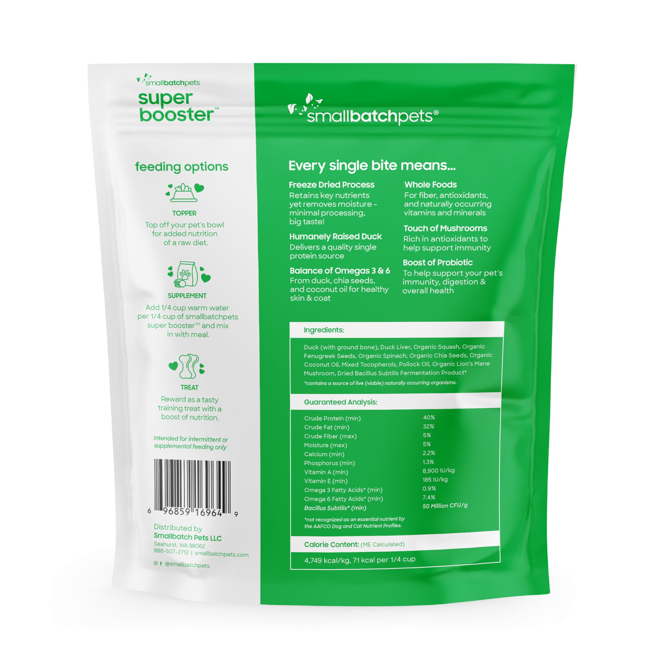 Huile de coco et chia avec epinards, nutriments essentiels pour l’alimentation.