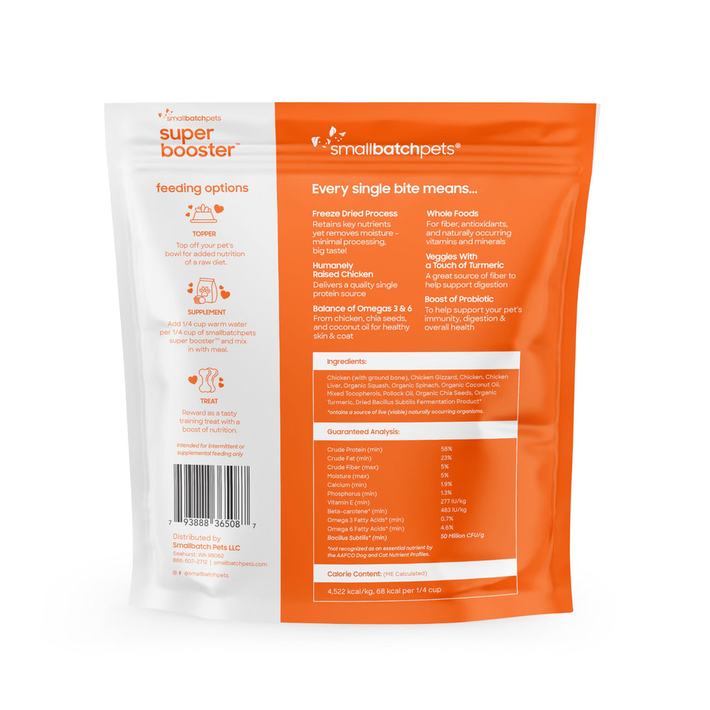 Smallbatch produit sans gluten et naturel, ingrédients biologiques et qualité premium.