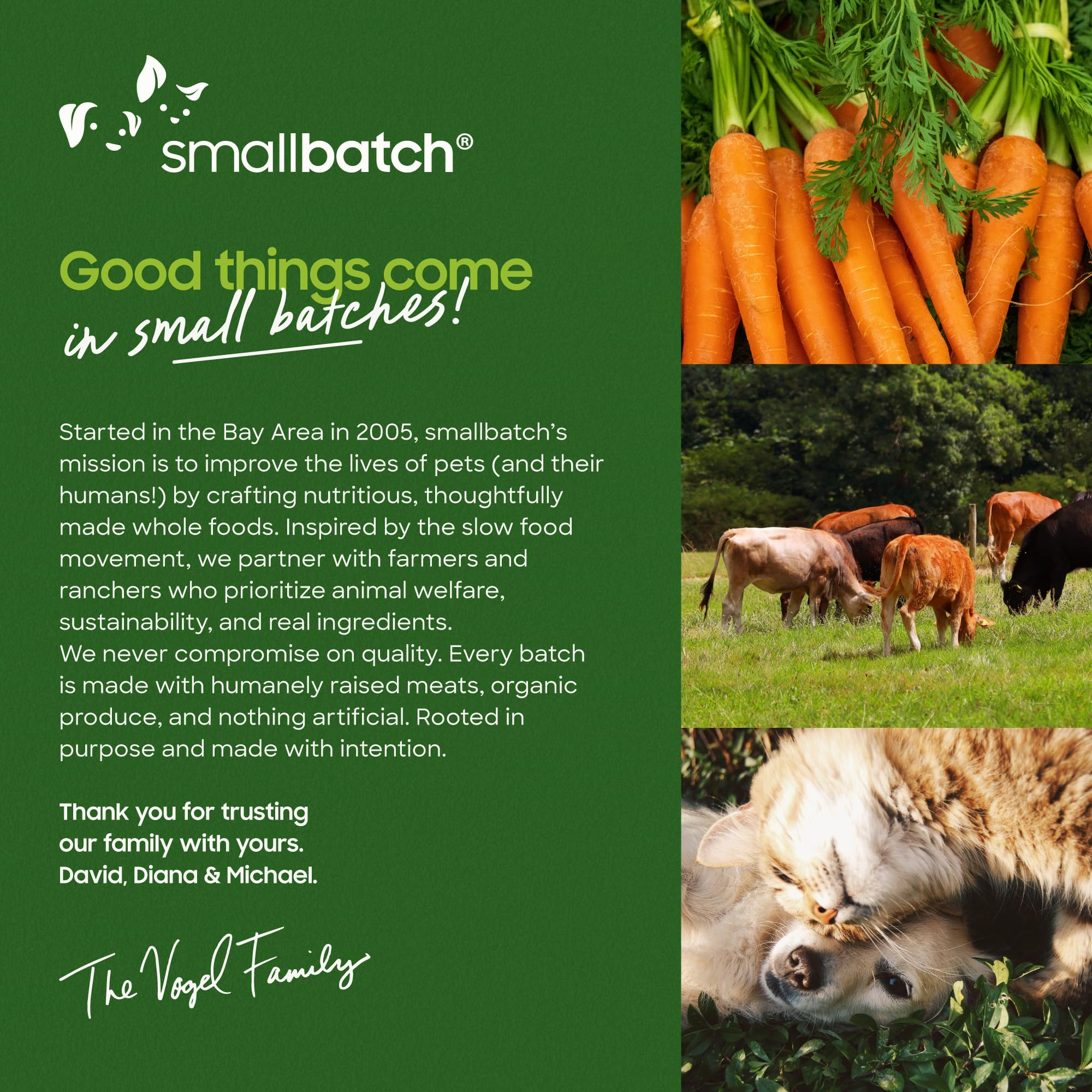 smallbatch utilisation en petit bol pour repas des animaux
