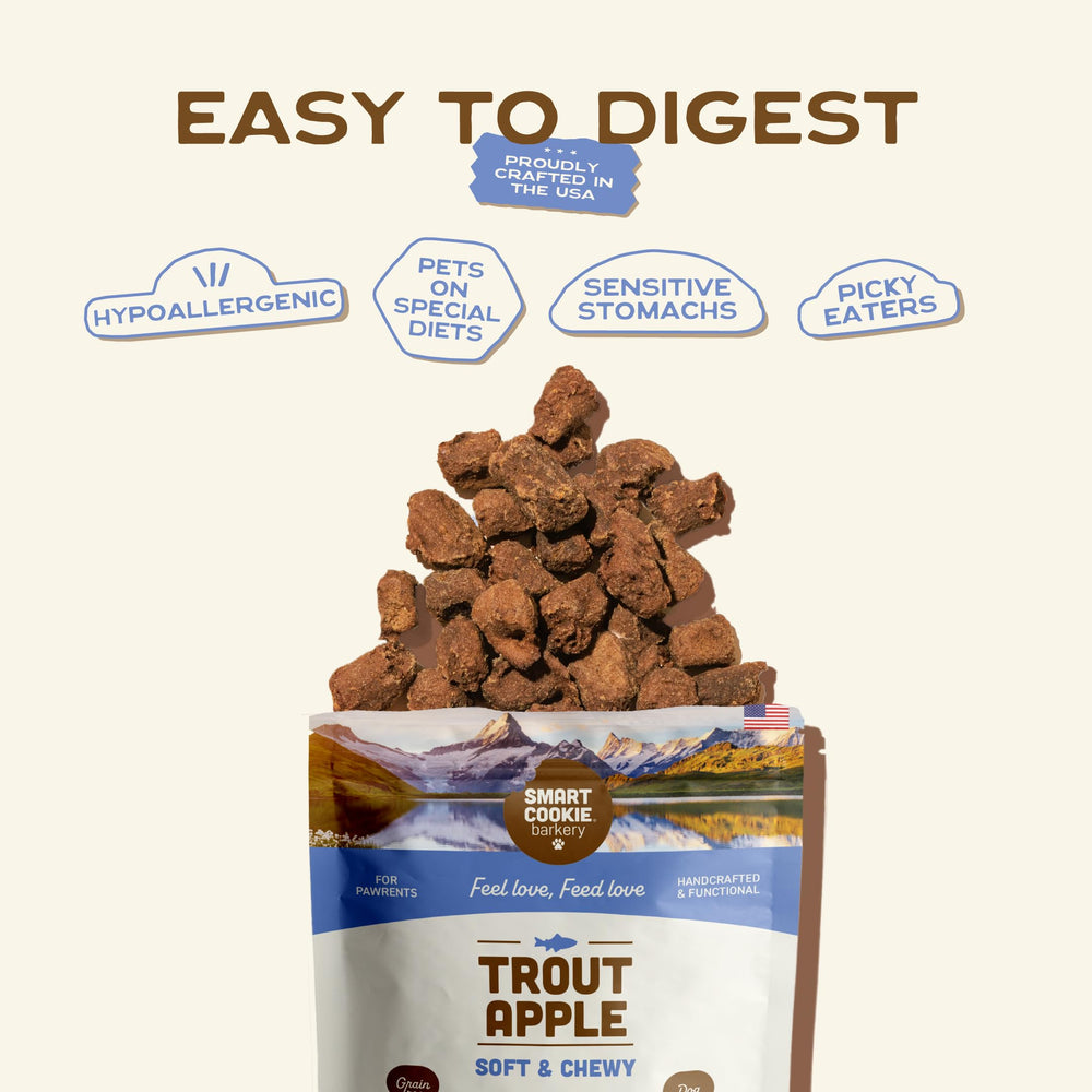 Friandises Smart Cookie canard courge, goût équilibré pour chiens gourmands.