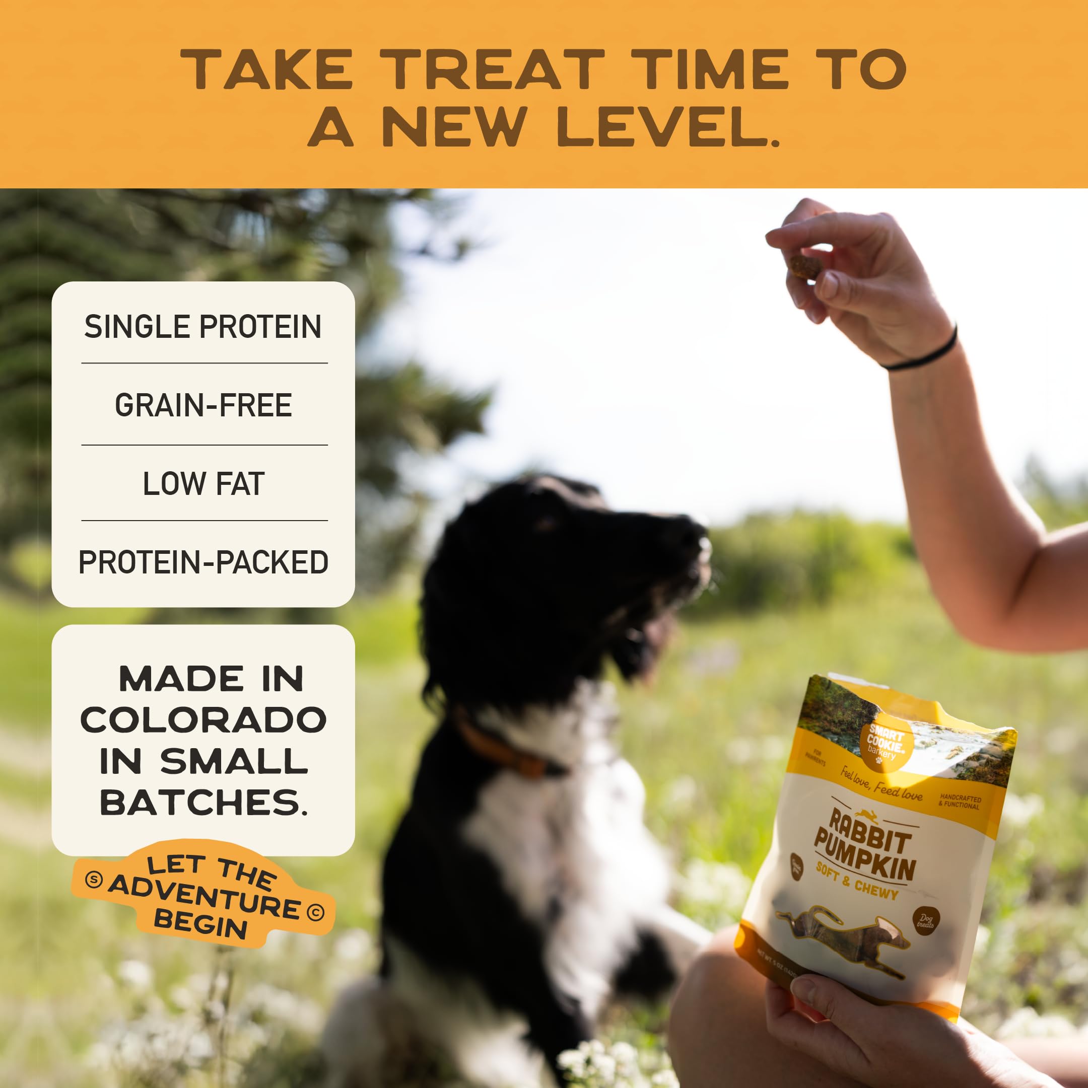 Smart Cookie fabriquee aux Etats-Unis, lapin citrouille, petites batches.