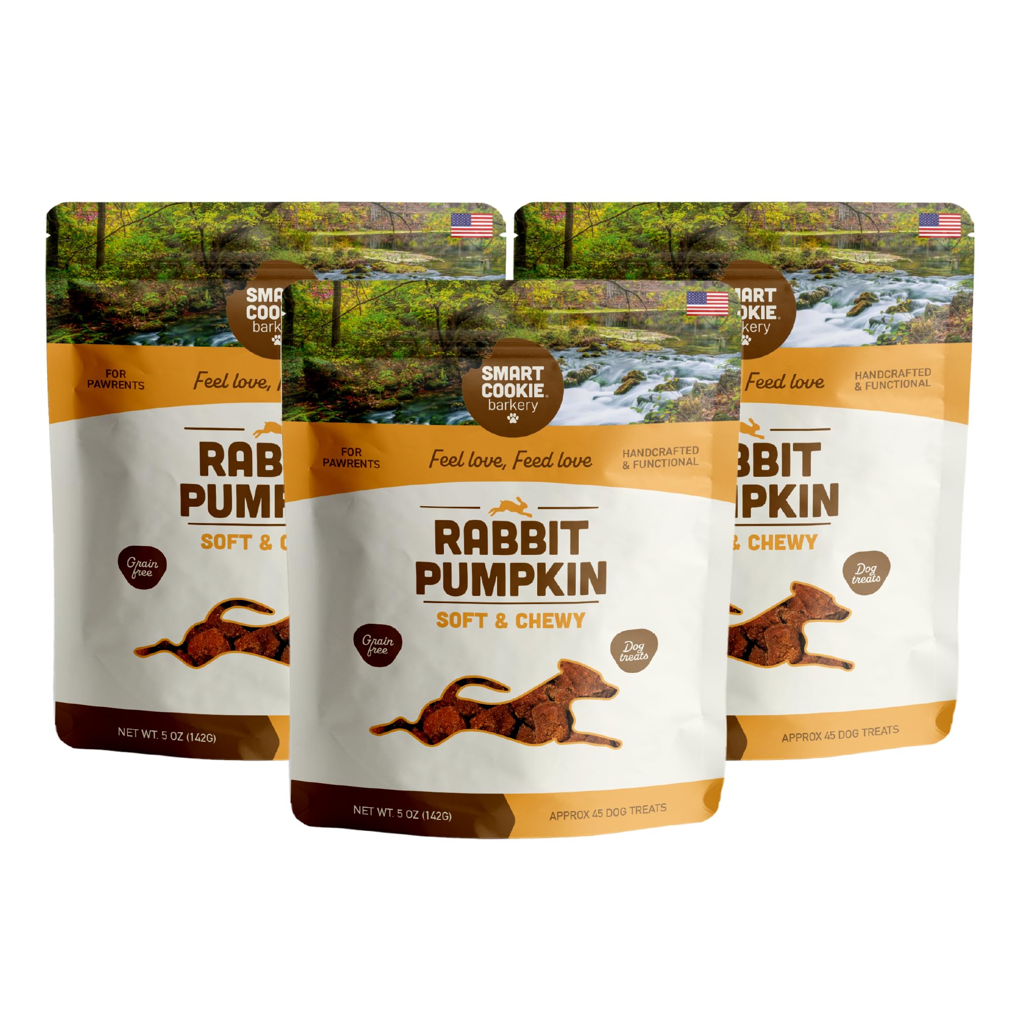 Smart Cookie friandise mole lapin et citrouille, récompense gourmande pour l'entraînement.