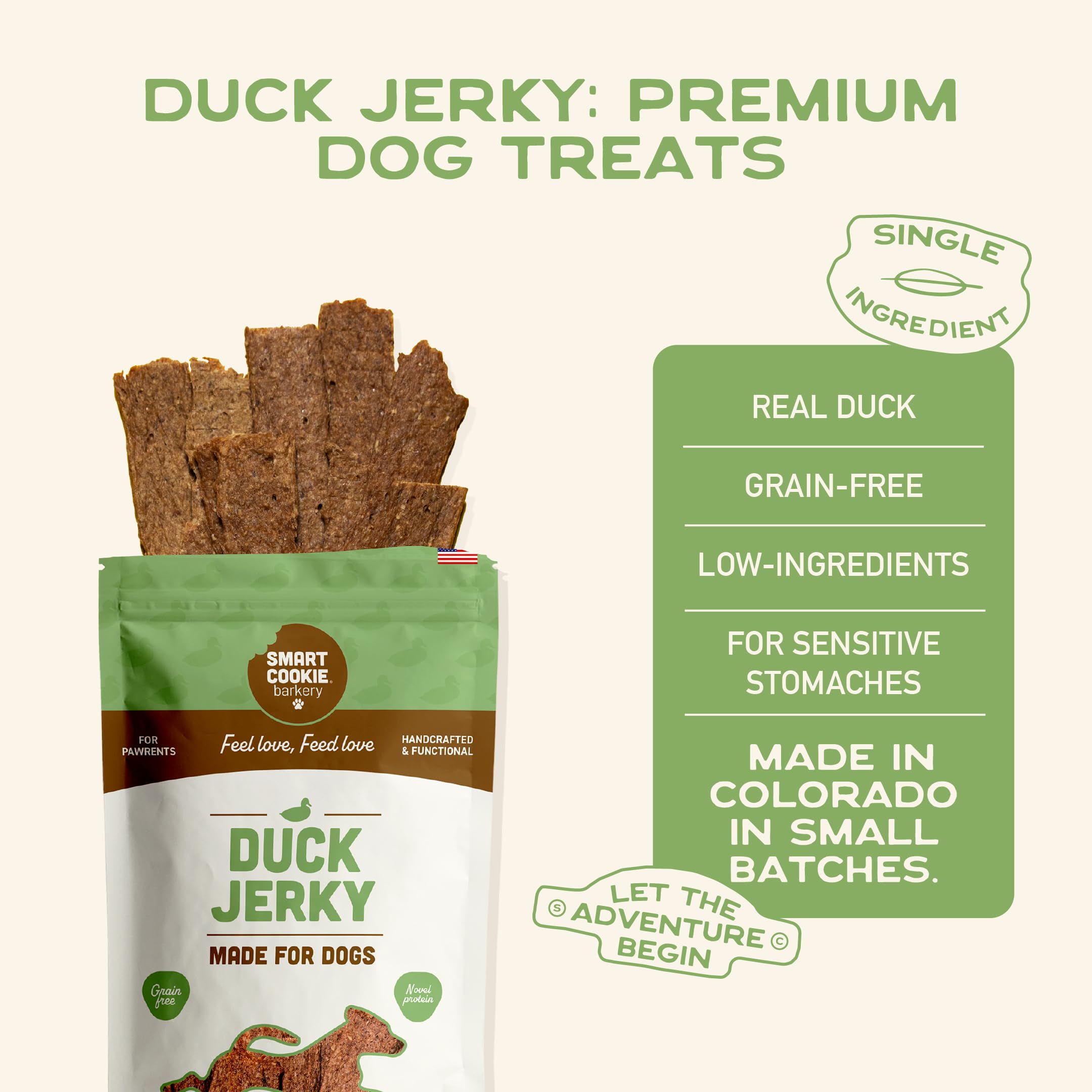 Smart Cookie sans additifs, friandises simples et claires pour chiens exigeants.
