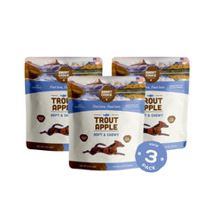 Smart Cookie truite-pomme, emballage pratique pour récompenser lors d'entraînement.