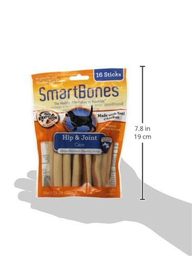 SmartBones bâtonnets articulation texture croquante pour mastication saine.