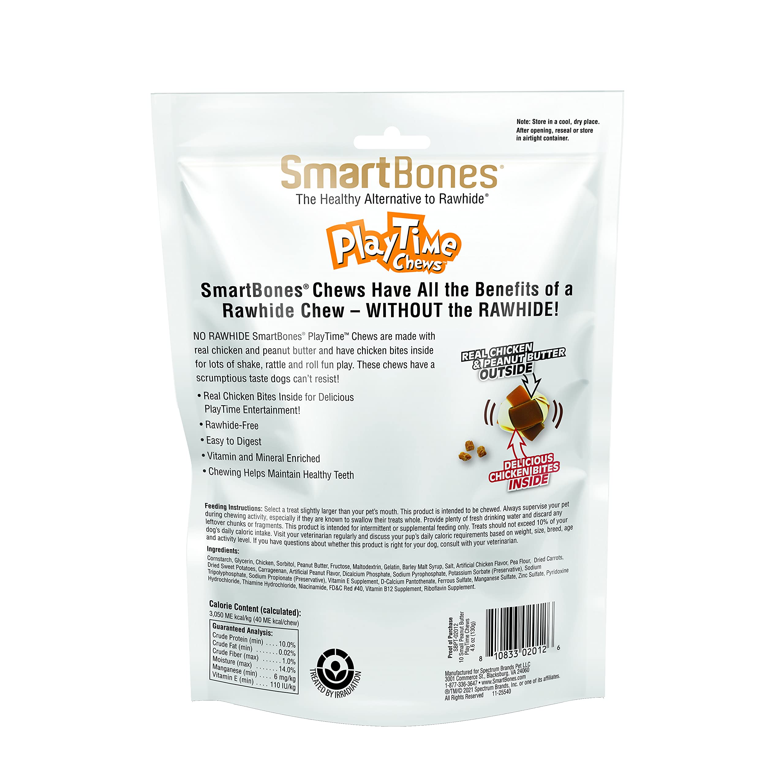 SmartBones DoubleTime Rolls: texture extérieure croustillante et surprises intérieures.