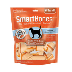 SmartBones os patate-douce petit : friandise savoureuse et facile à mâcher.