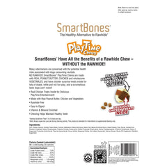 SmartBones PlayTime Chews: forme amusante et divertissante pour chien.