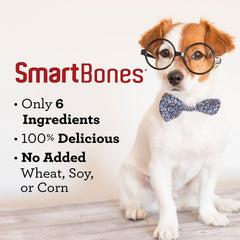 SmartBones Anneaux protéinés pois-chiches, idée de goûter sain entre les repas.