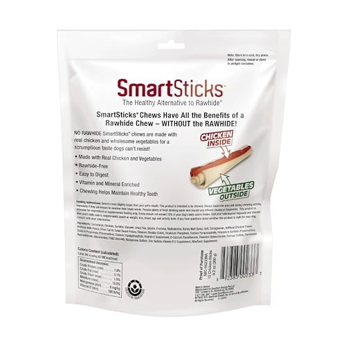 SmartBones SmartSticks paquet de 12 bâtonnets pratique à partager