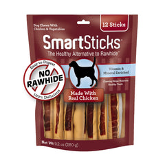 SmartBones SmartSticks poulet et légumes en enveloppe goût attractif