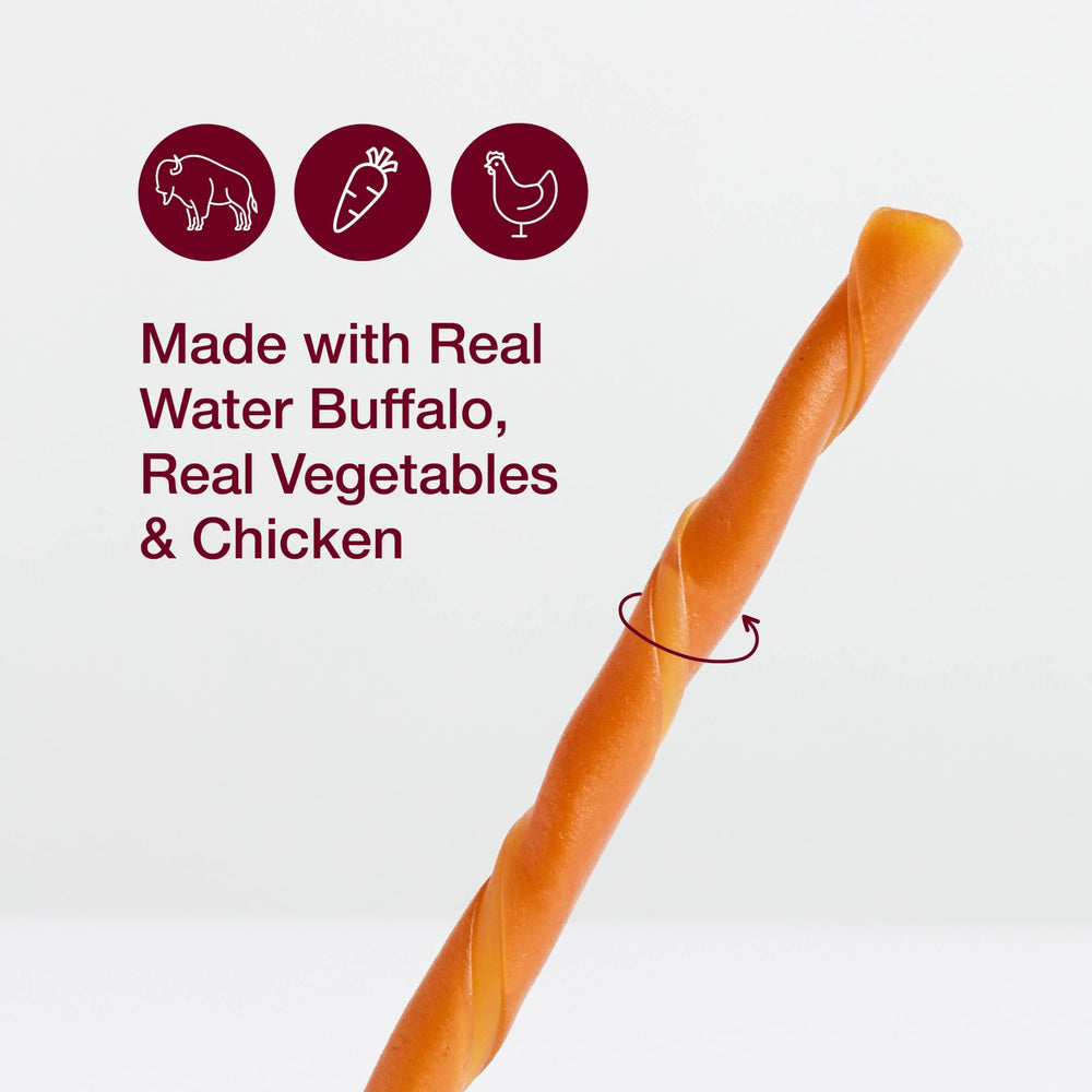 SmartBones Twist Sticks légumes et protéines, en-cas nutritif pour chien actif.