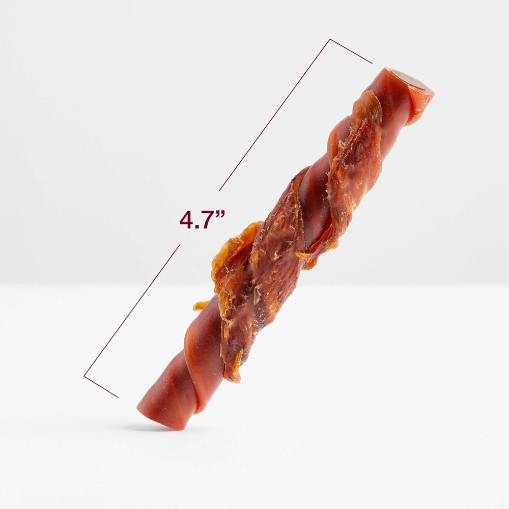 Ingrédients réels de poulet et légumes dans les twists SmartBones.