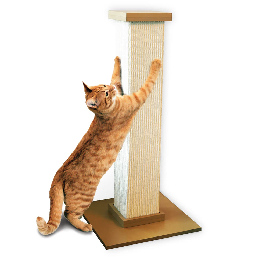 SmartCat Pioneer poste-griffage 32 pouces permet un étirement optimal